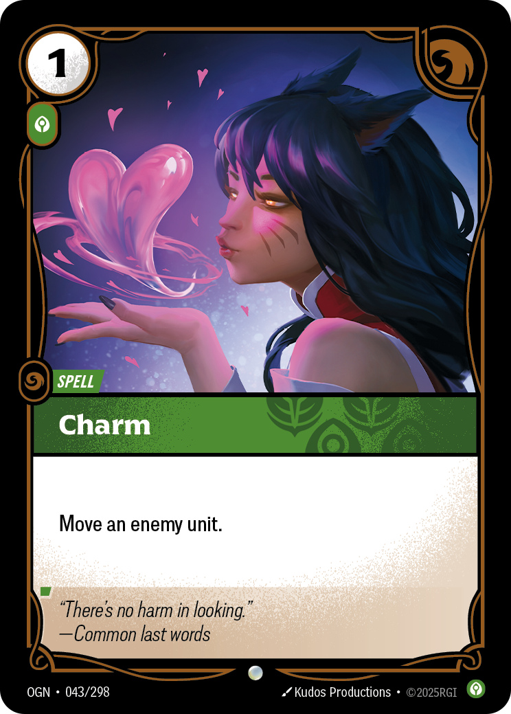 Riftbound Spell: Charm. Move an enemy unit.