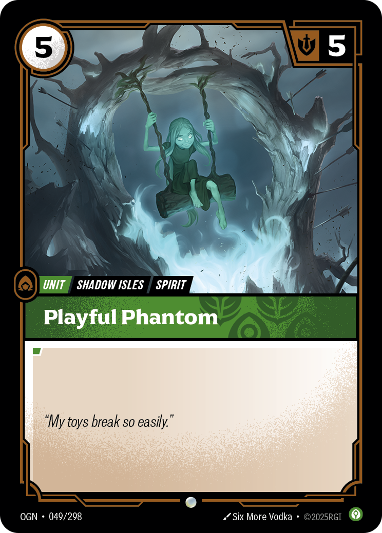Riftbound Unit: Playful Phantom.