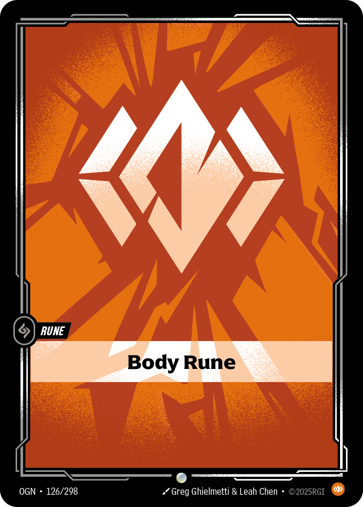 Riftbound Rune: Body Rune.
