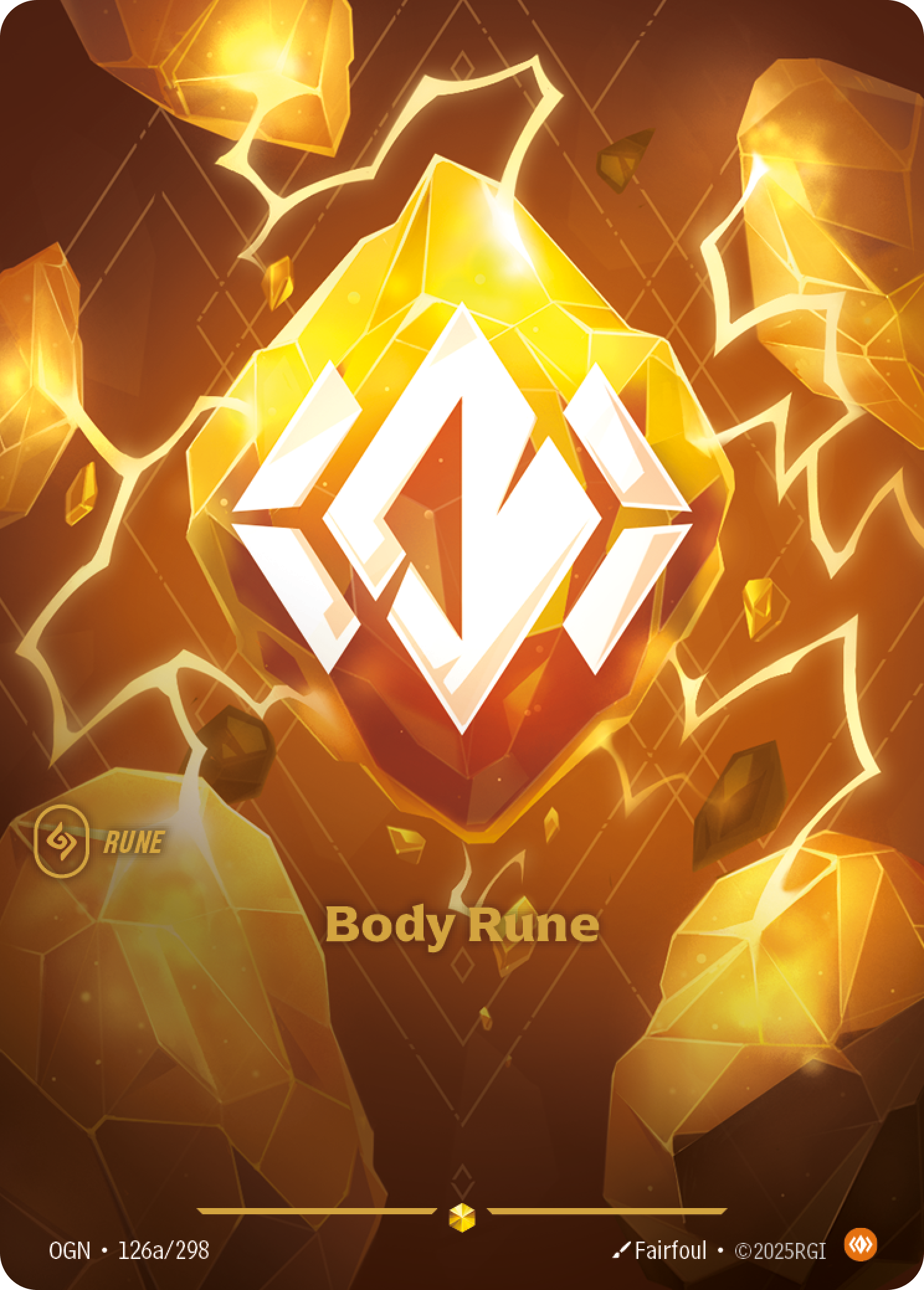 Riftbound Rune: Body Rune.