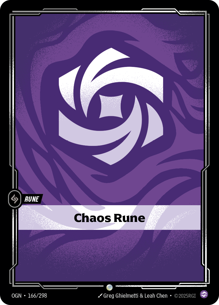 Riftbound Rune: Chaos Rune.