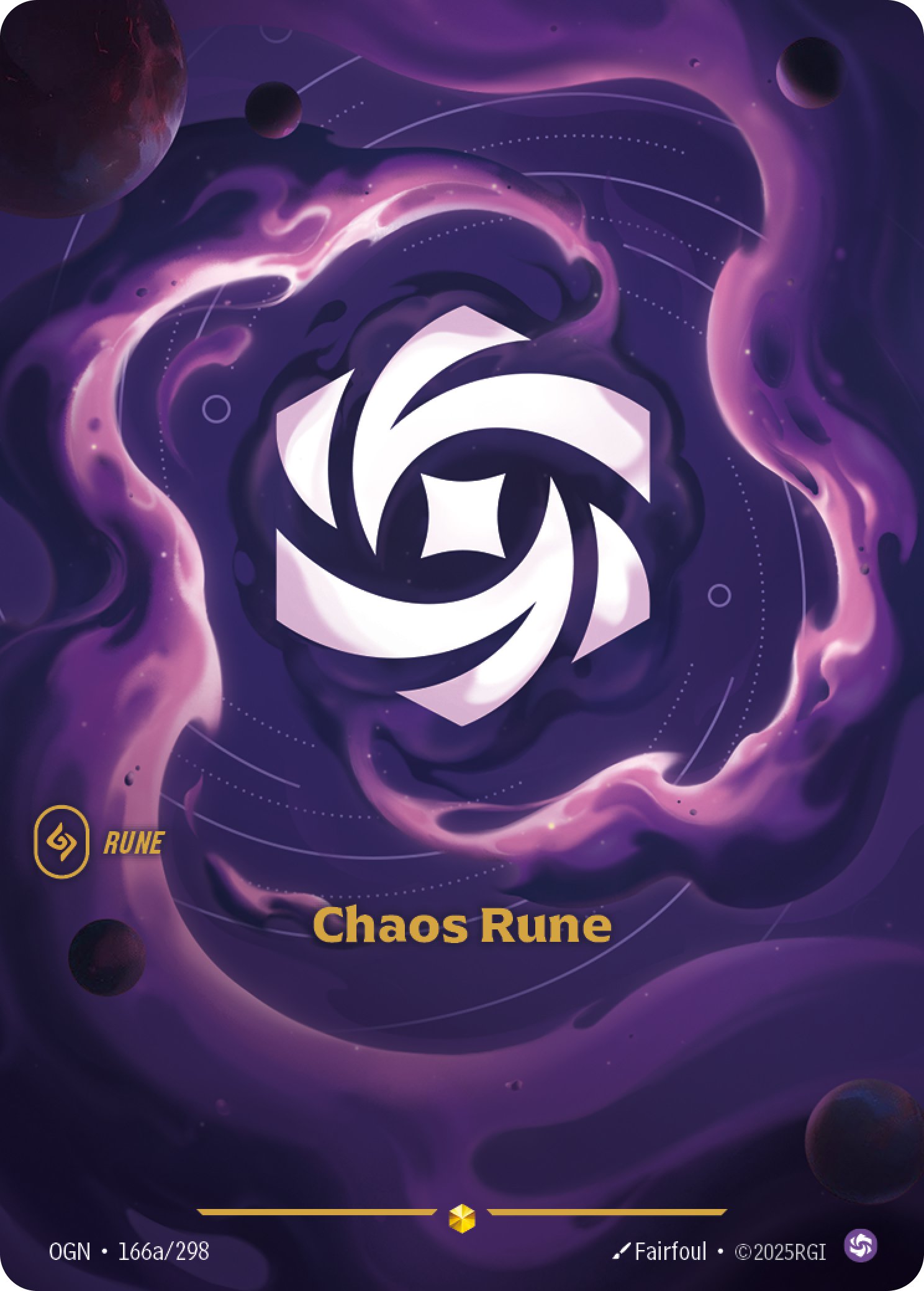 Riftbound Rune: Chaos Rune.