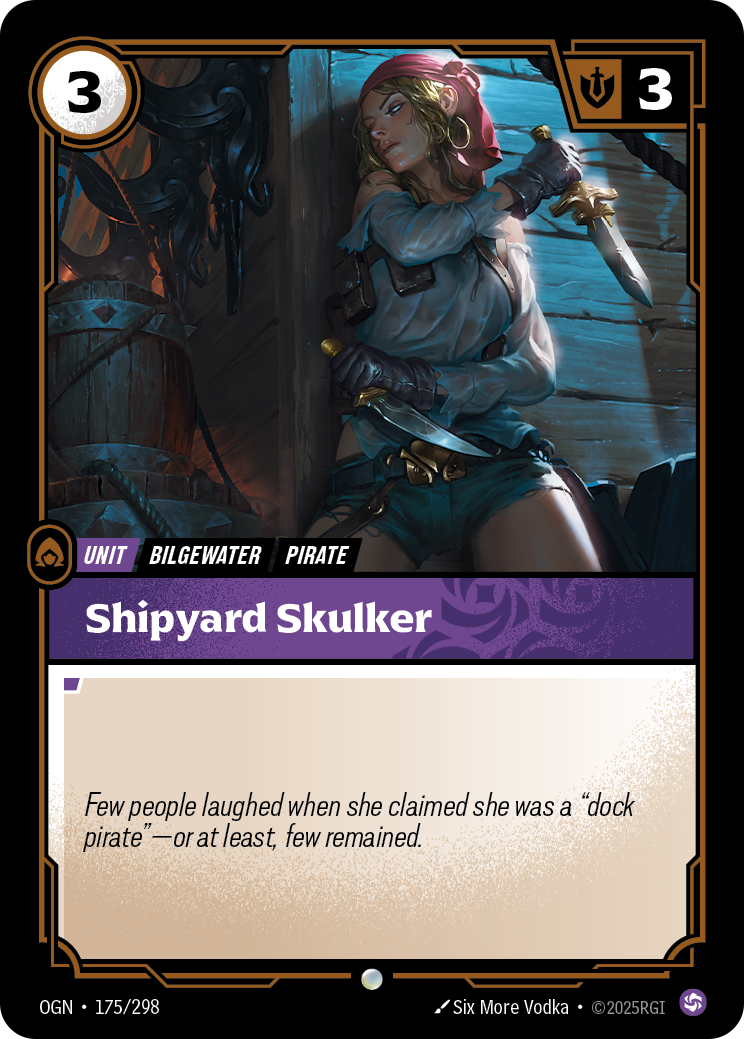 Riftbound Unit: Shipyard Skulker.
